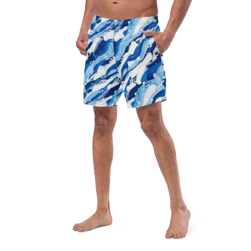 Arctic Current on Swim Trunks — Left Front