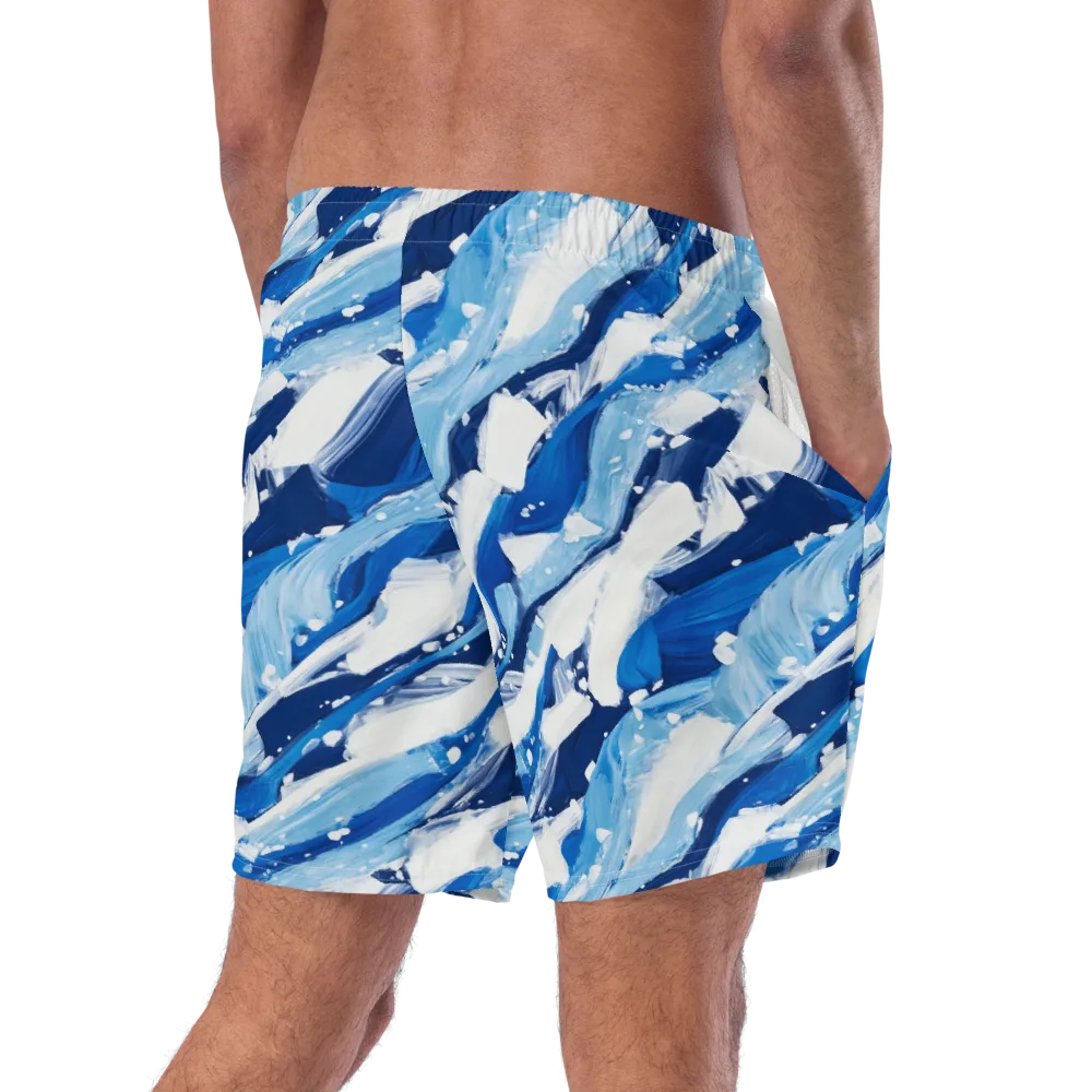 Arctic Current on Swim Trunks — Right Back