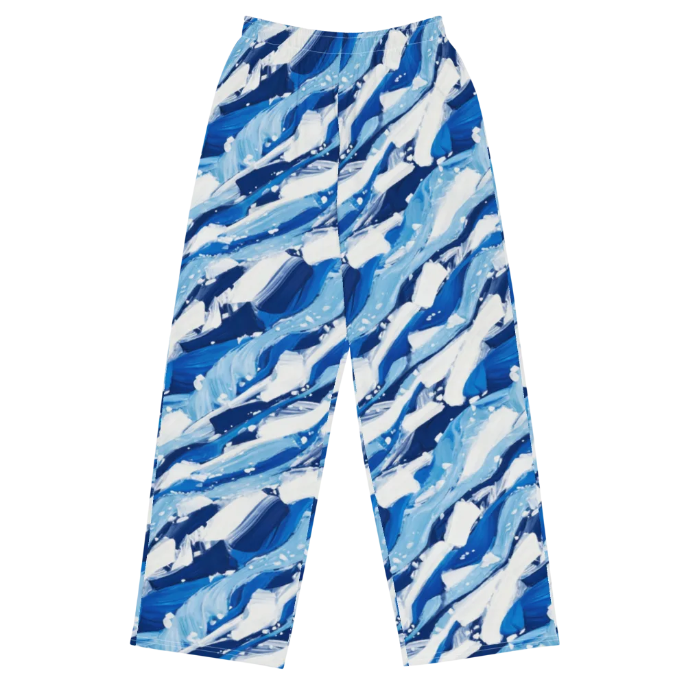 Arctic Current on Wide-Leg Pants — Front