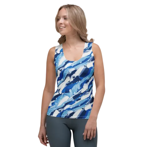 Arctic Current on a Women's Tank Top