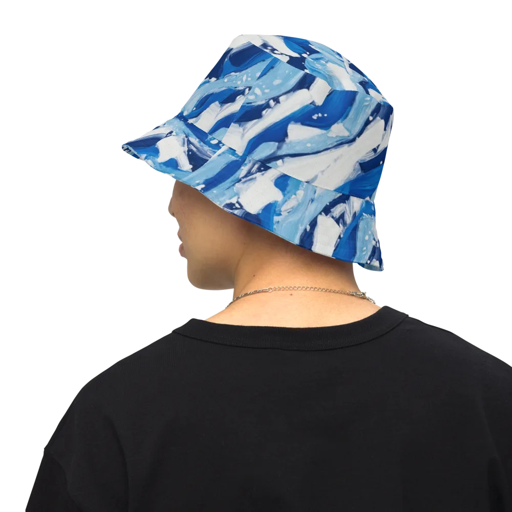 Arctic Current on Reversible Bucket Hat — Back Inside