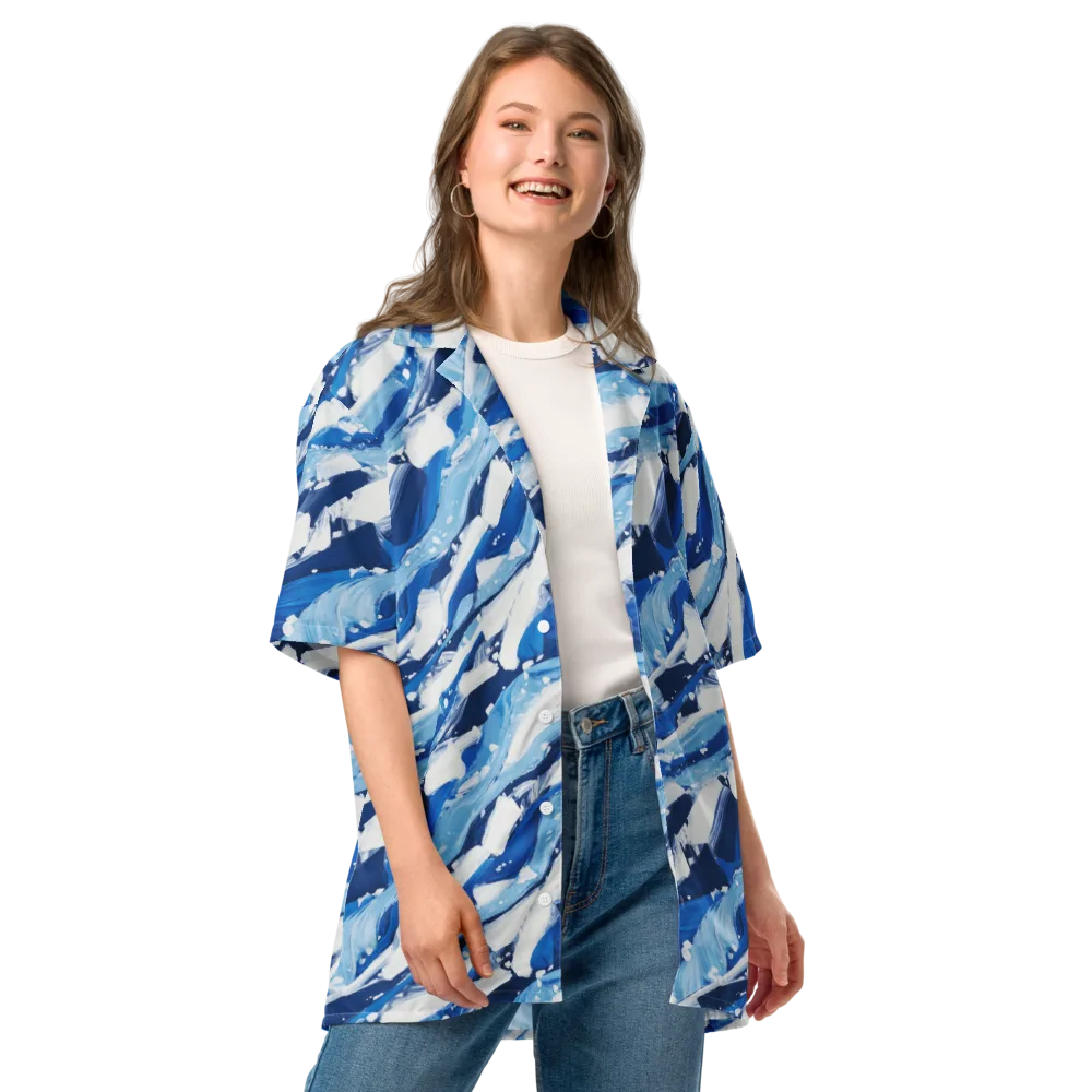 Arctic Current on Button Shirt — Front