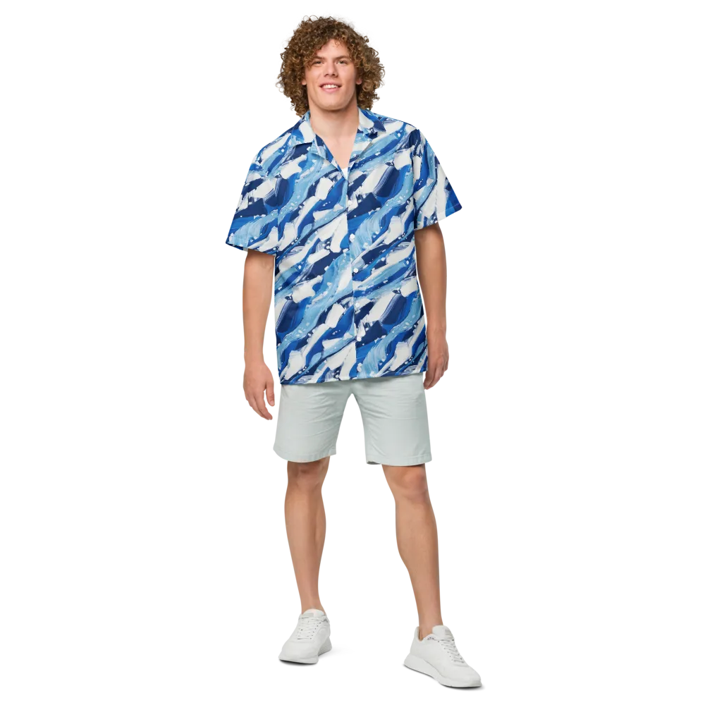 Arctic Current on Button Shirt — Front