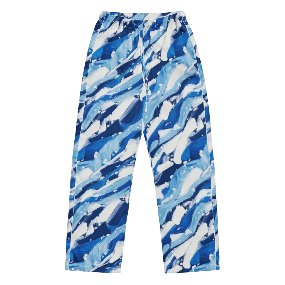 Arctic Current on Women's Pajama Pants — Front