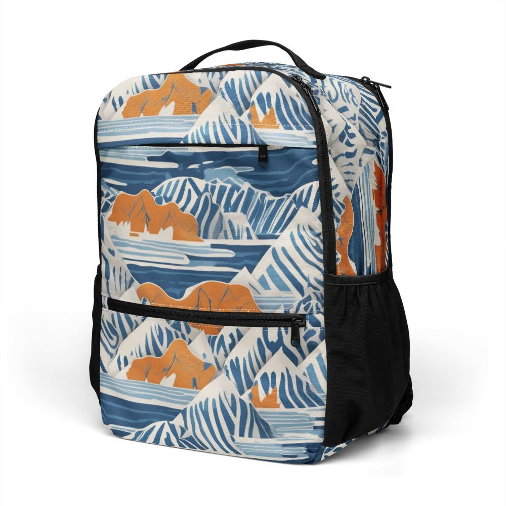 Blue Ridge Drift on Utility Backpack — Left Front