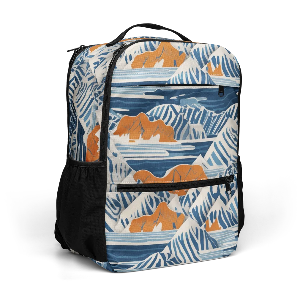 Blue Ridge Drift on Utility Backpack — Right Front