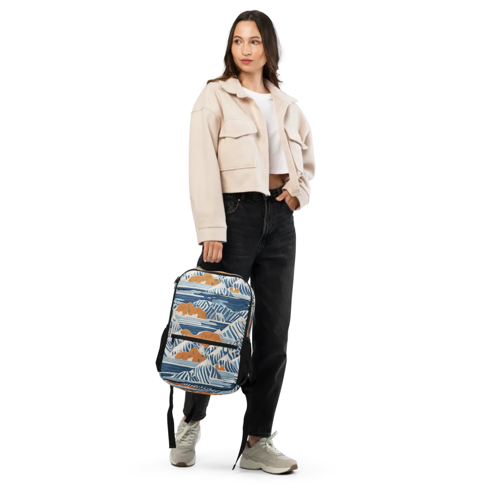 Blue Ridge Drift on Utility Backpack — Front