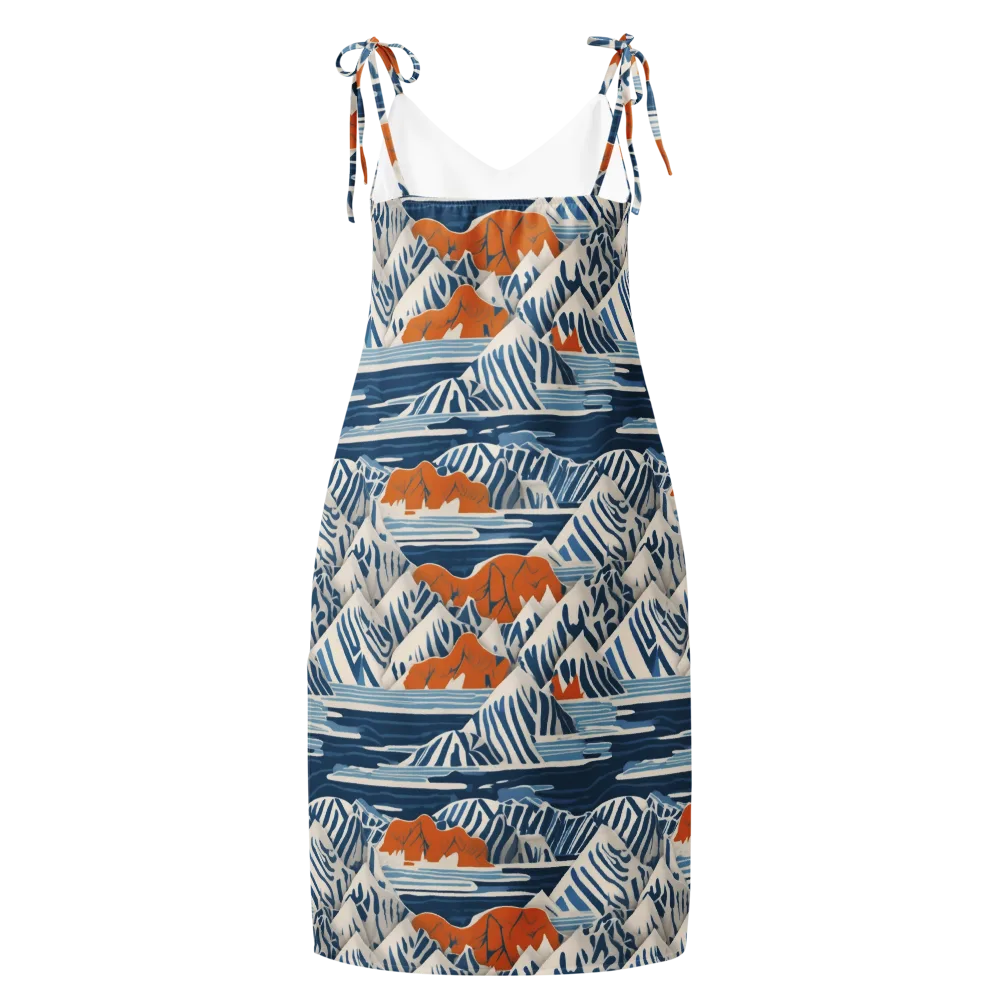 Blue Ridge Drift on Slip Dress — Back