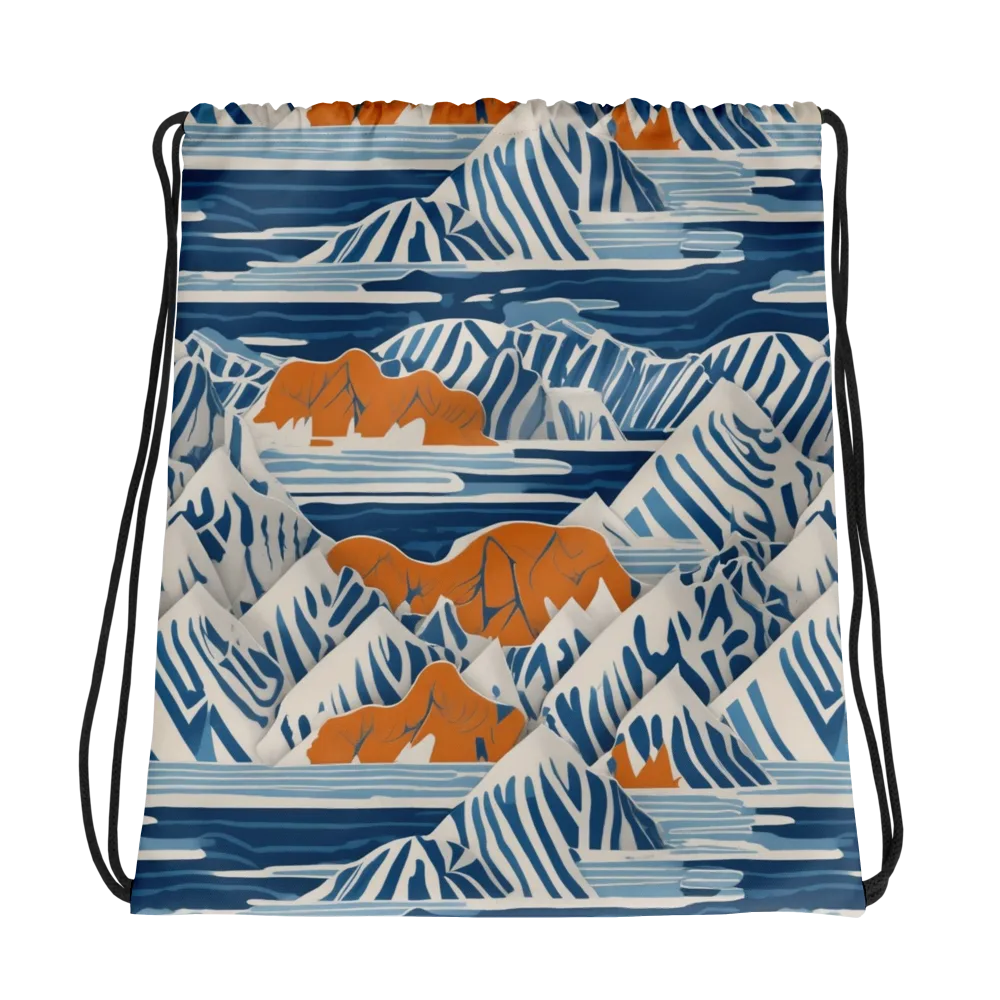 Blue Ridge Drift on Drawstring Bag — Photo