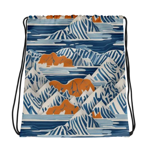 Blue Ridge Drift on a Drawstring Bag