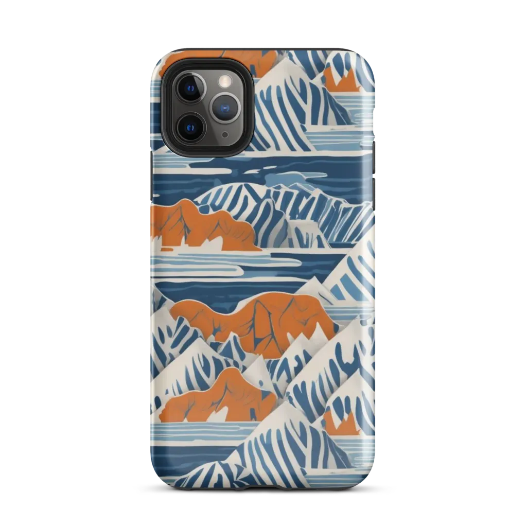 Blue Ridge Drift on Tough Case for iPhone® — Front
