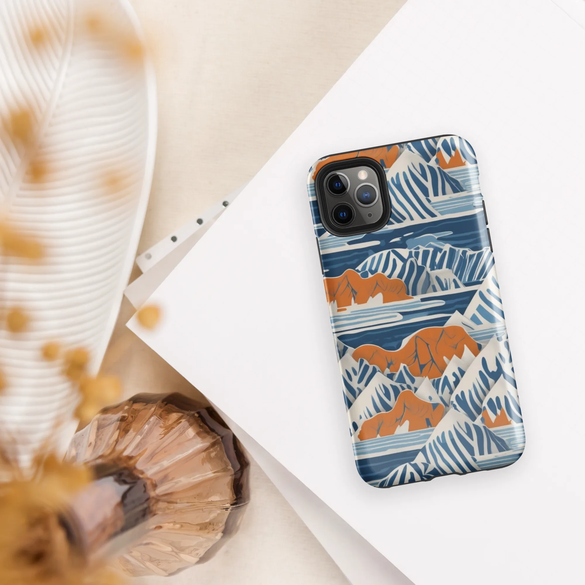 Blue Ridge Drift on Tough Case for iPhone® — Front