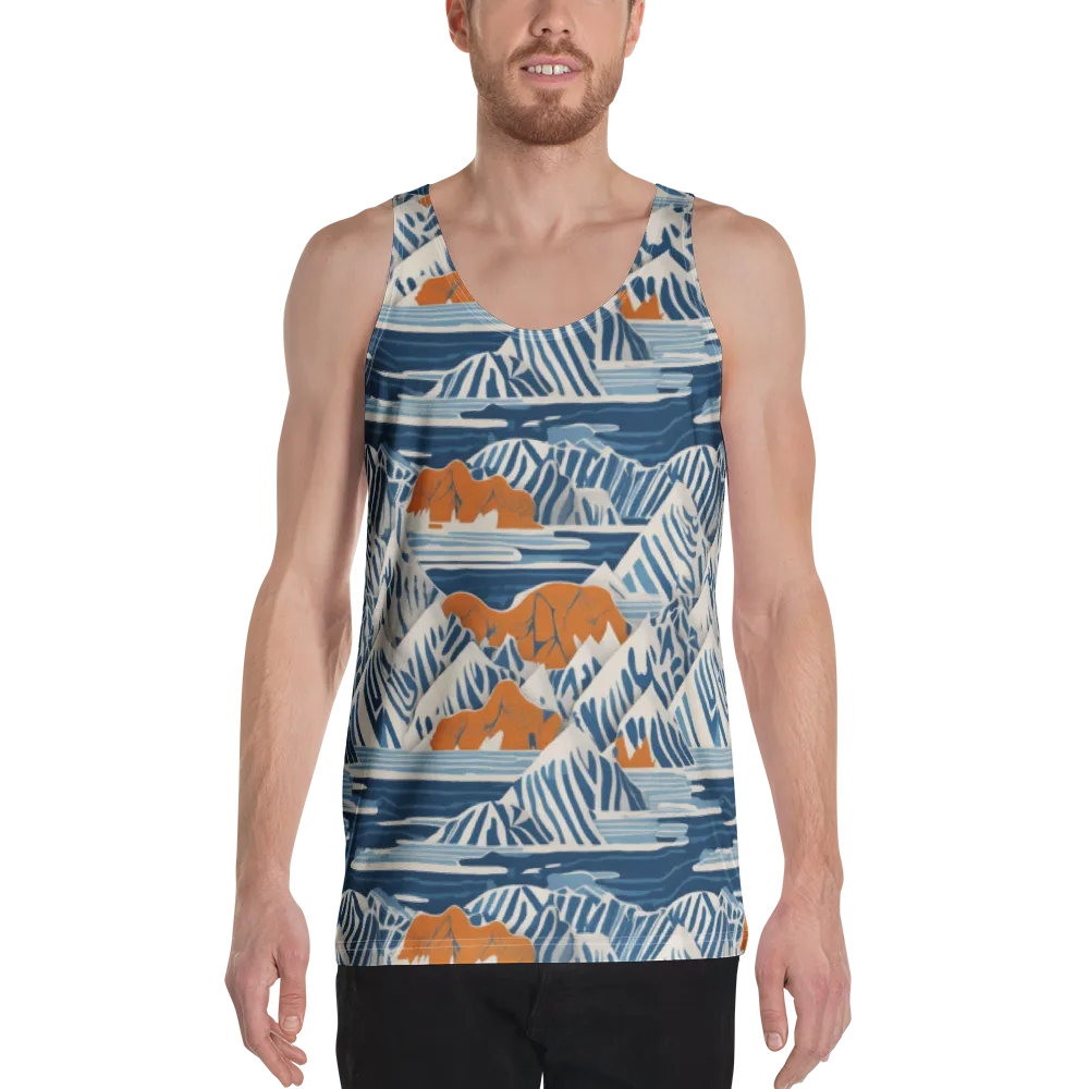 Blue Ridge Drift on Men's Tank Top — Front