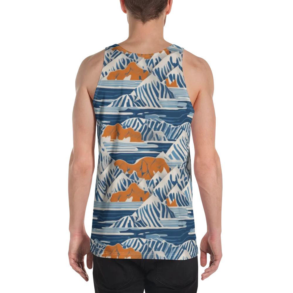 Blue Ridge Drift on Men's Tank Top — Back