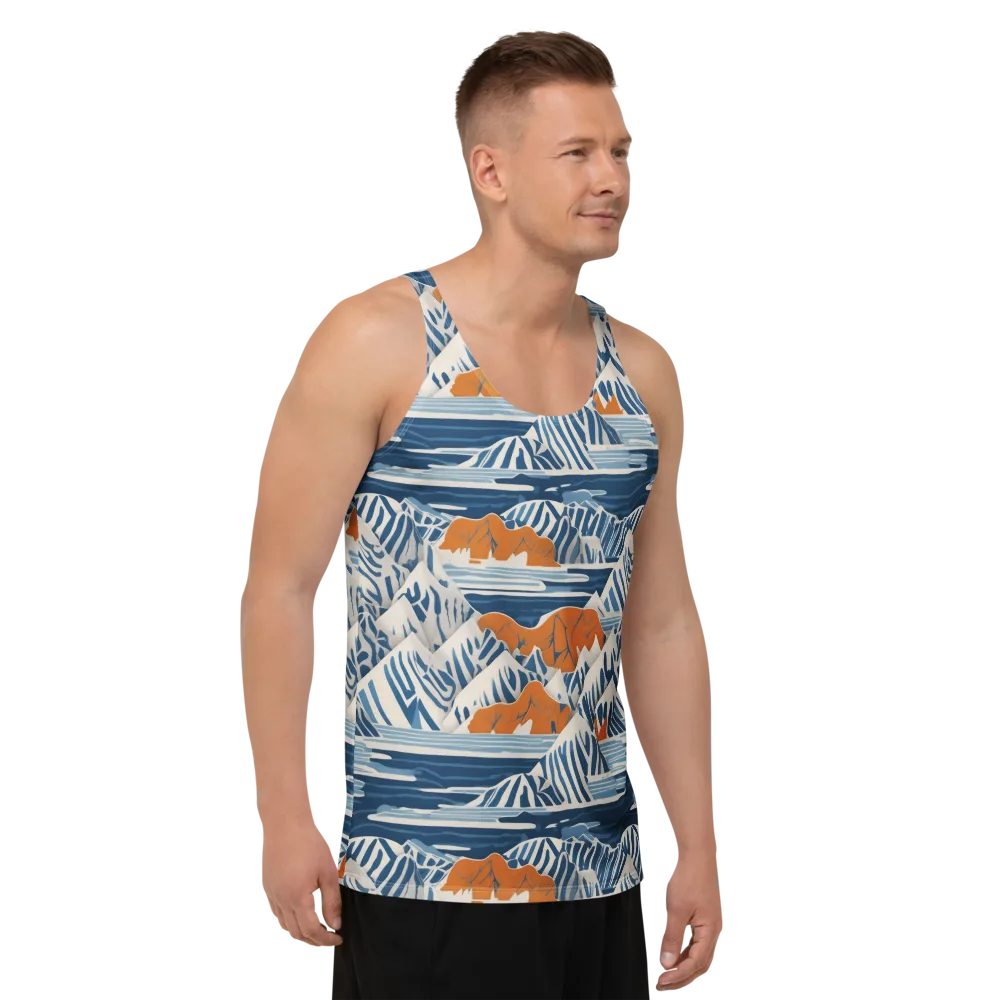 Blue Ridge Drift on Men's Tank Top — Right Front