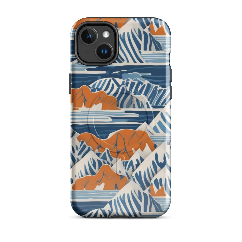 Blue Ridge Drift on MagSafe Tough Case for iPhone® — Front