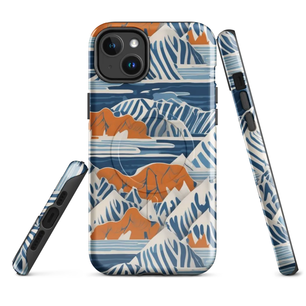 Blue Ridge Drift on MagSafe Tough Case for iPhone® — Front