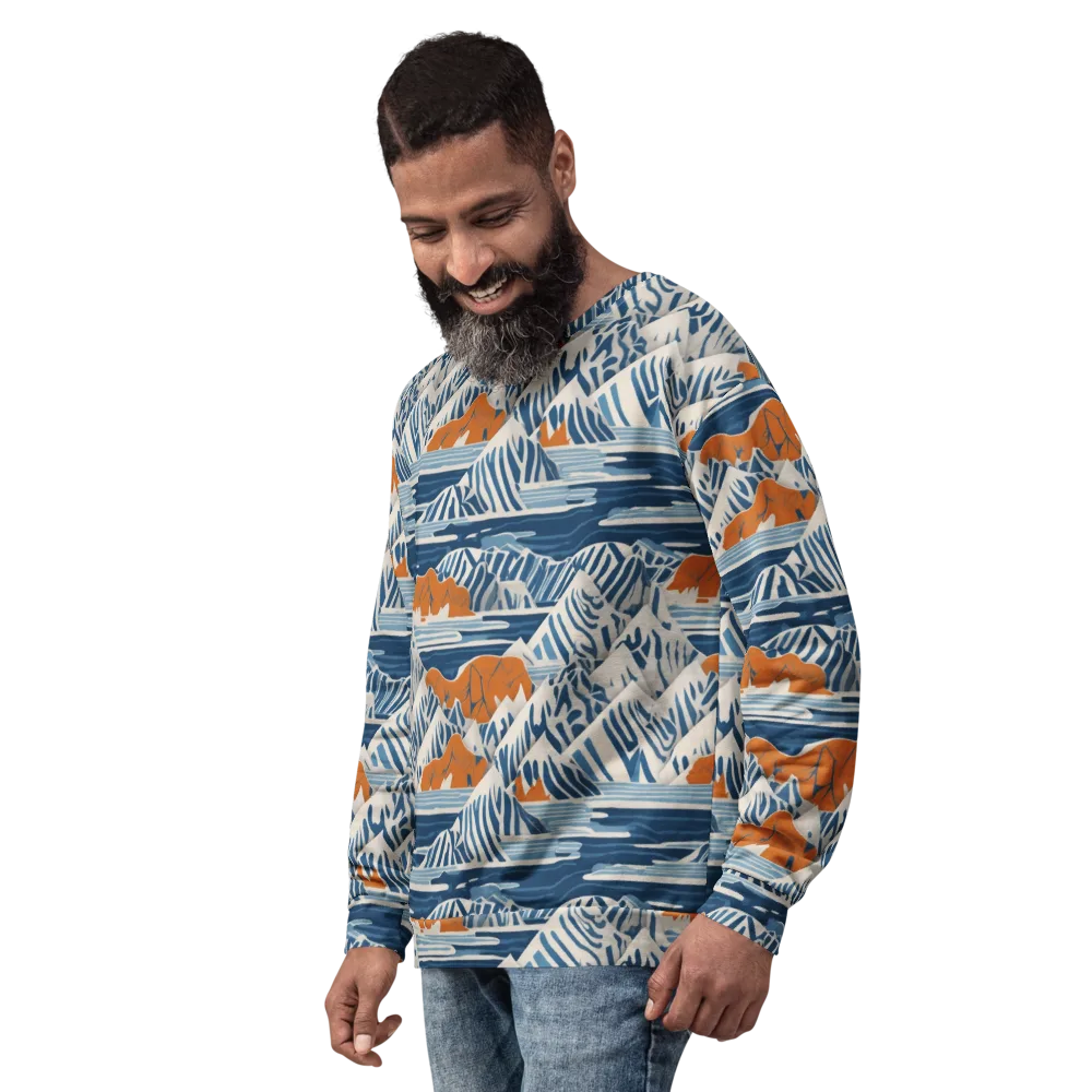 Blue Ridge Drift on Sweatshirt — Left Front