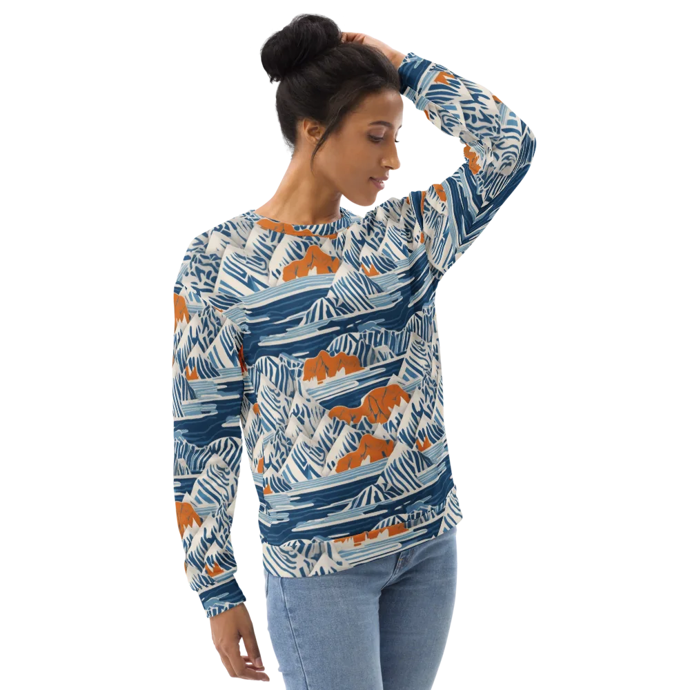 Blue Ridge Drift on Sweatshirt — Right Front