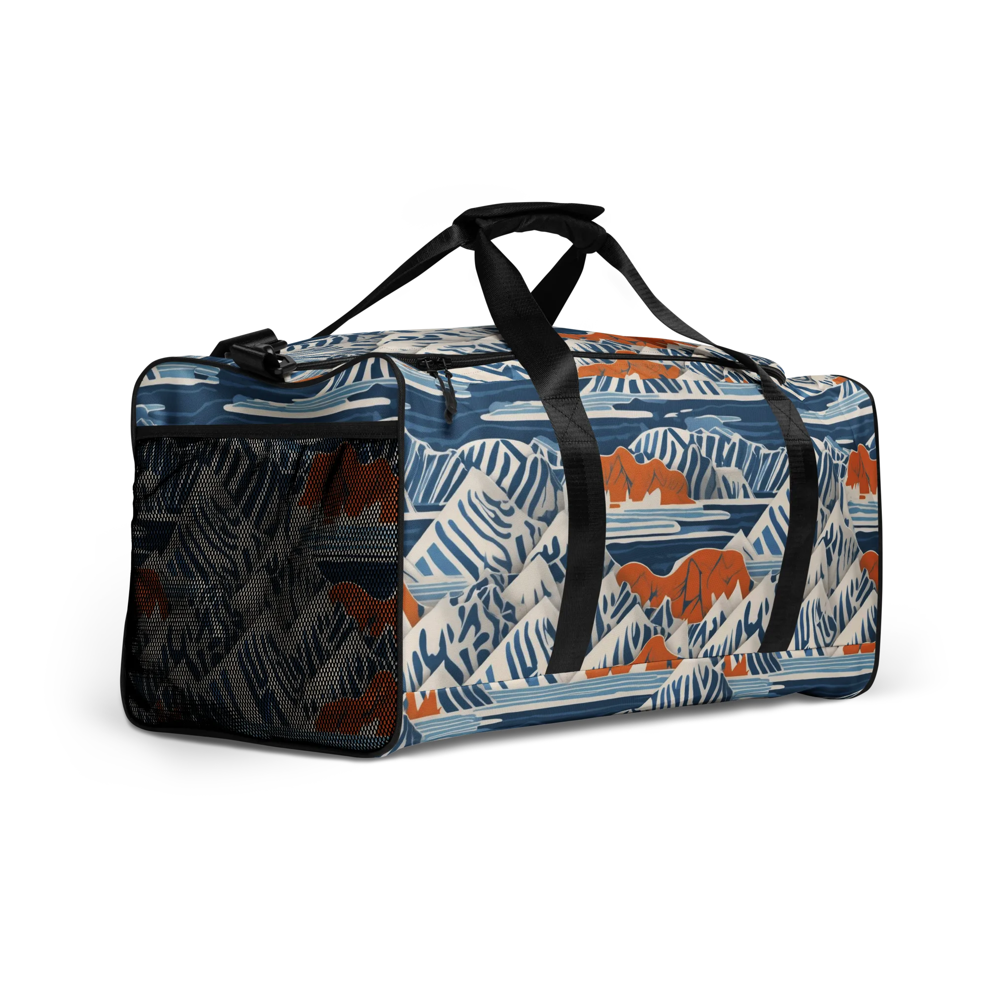 Blue Ridge Drift on Duffle Bag — Right Front
