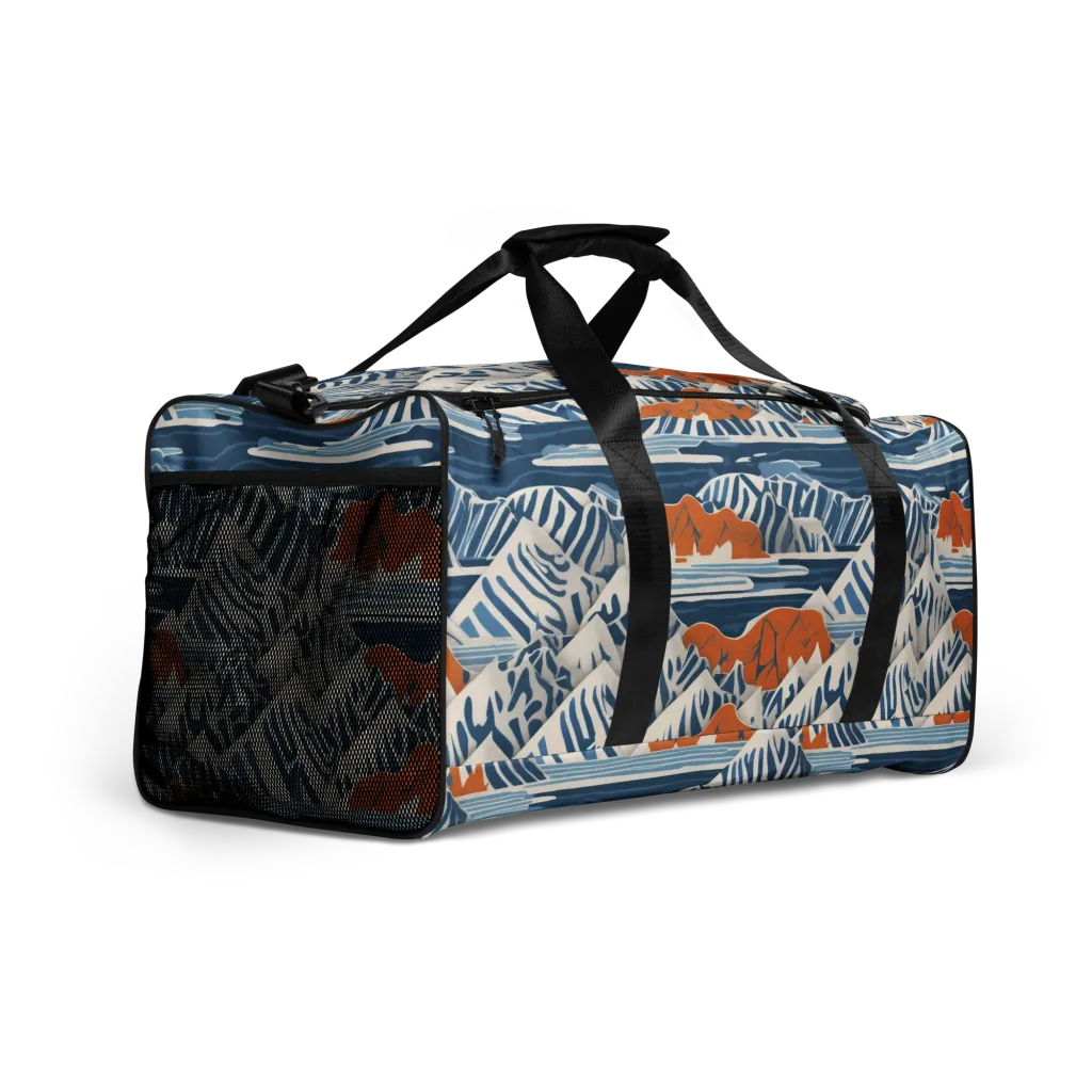 Blue Ridge Drift on Duffle Bag — Right Front