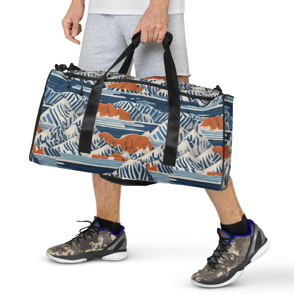 Blue Ridge Drift on Duffle Bag — Front