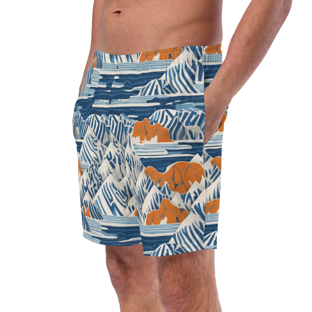 Blue Ridge Drift on Swim Trunks — Left Front