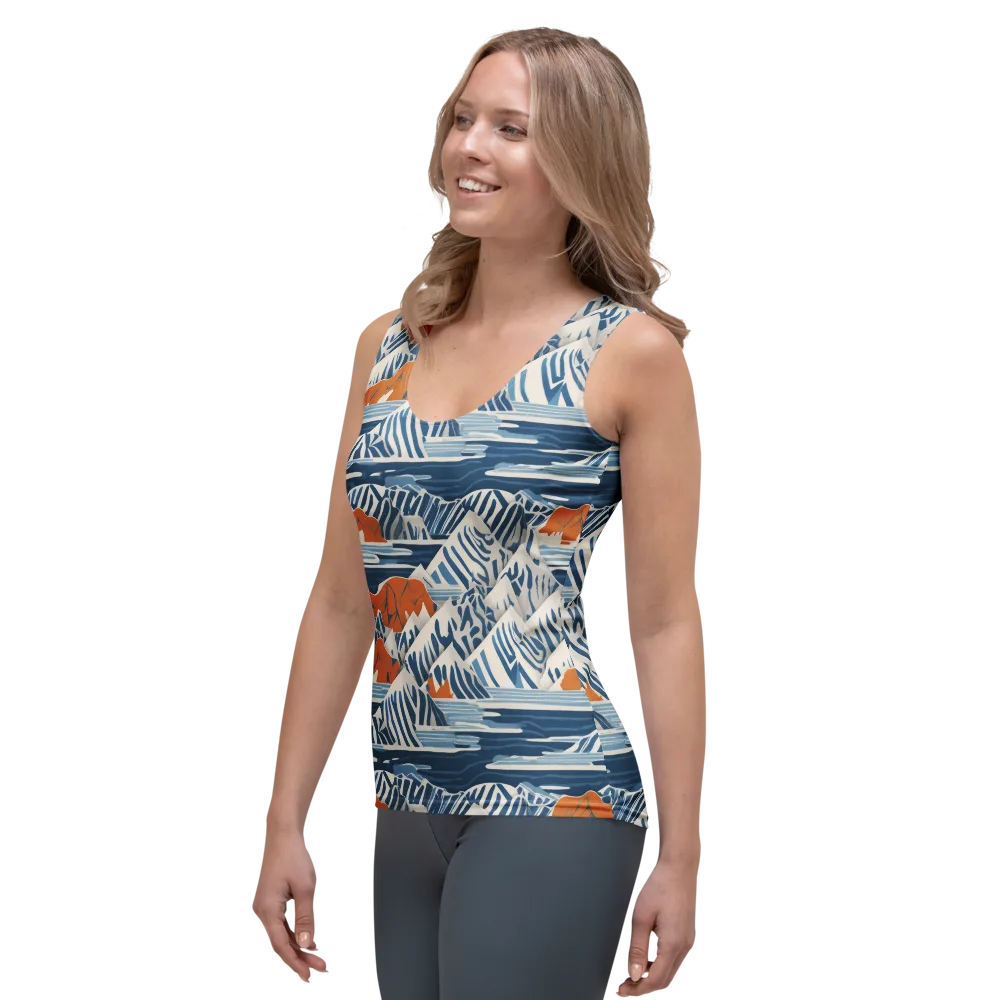 Blue Ridge Drift on Women's Tank Top — Left Front