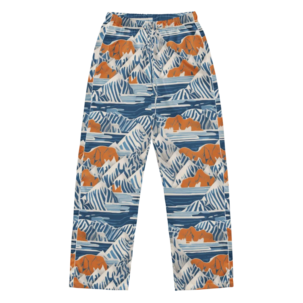Blue Ridge Drift on Women's Pajama Pants — Front