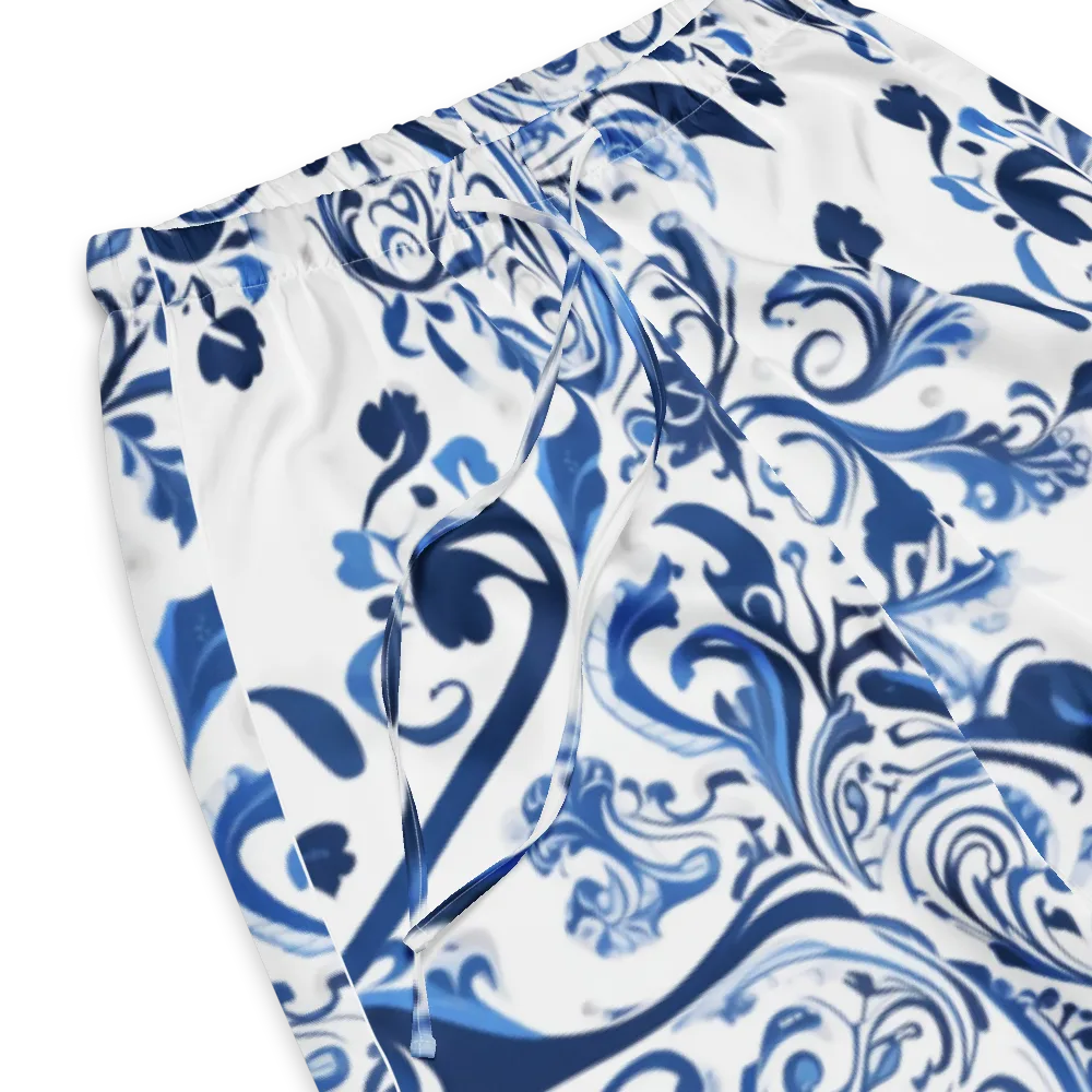 Blue Porcelain Dance on Women's Pajama Pants — Product details