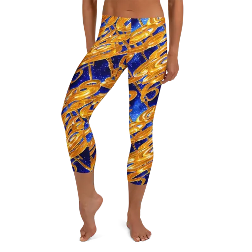 Simonet Swirls on a Capri Leggings