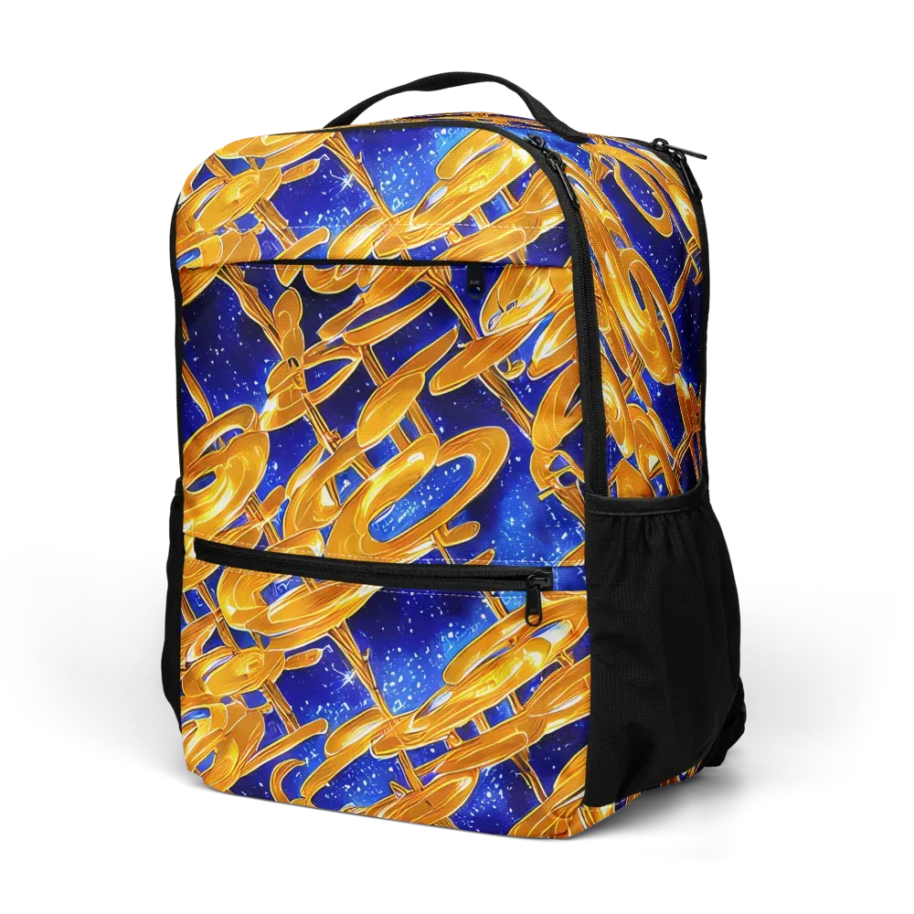 Simonet Swirls on Utility Backpack — Left Front