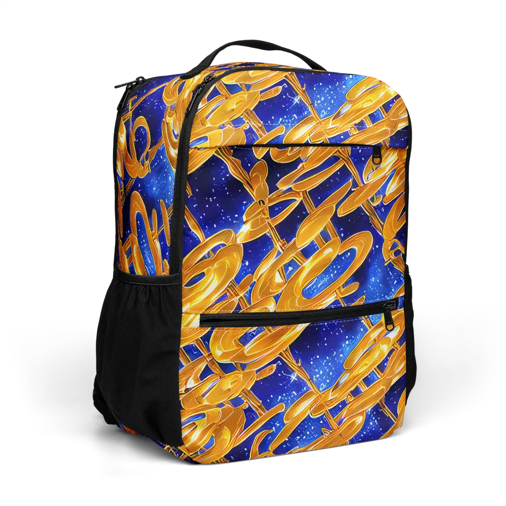Simonet Swirls on Utility Backpack — Right Front