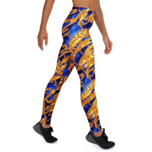 Simonet Swirls on a Yoga Leggings