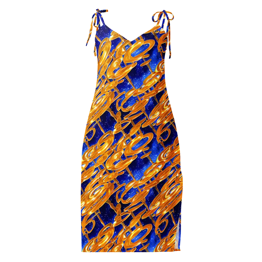 Simonet Swirls on Slip Dress — Front