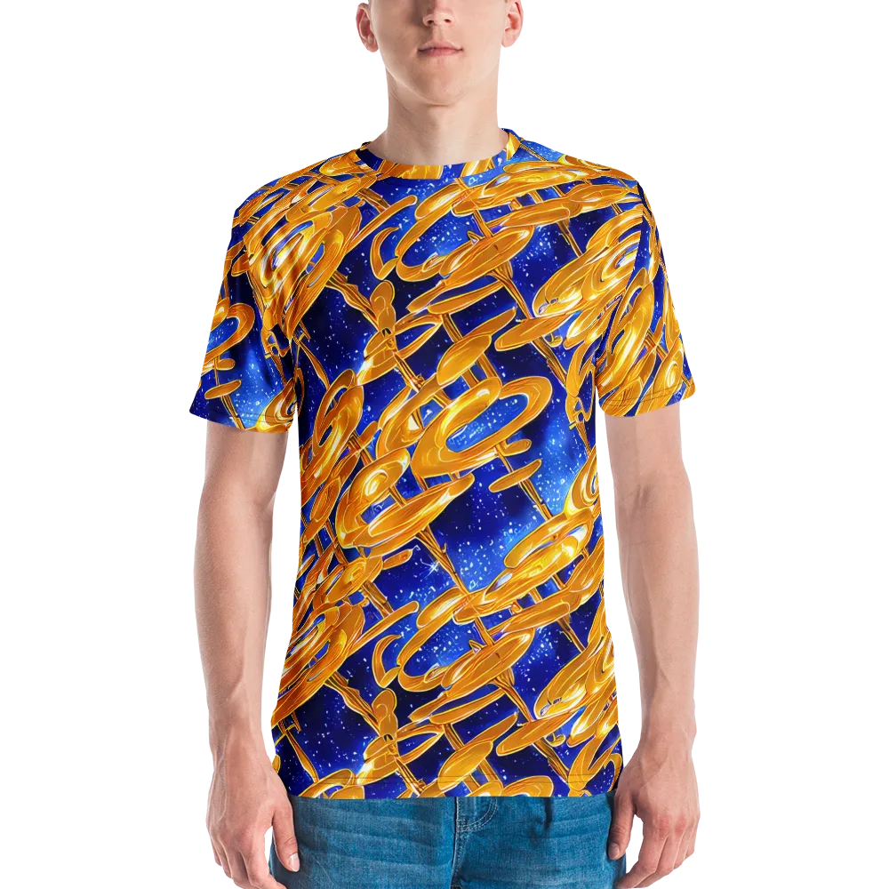 Simonet Swirls on Men's Crew Neck T-Shirt — Front