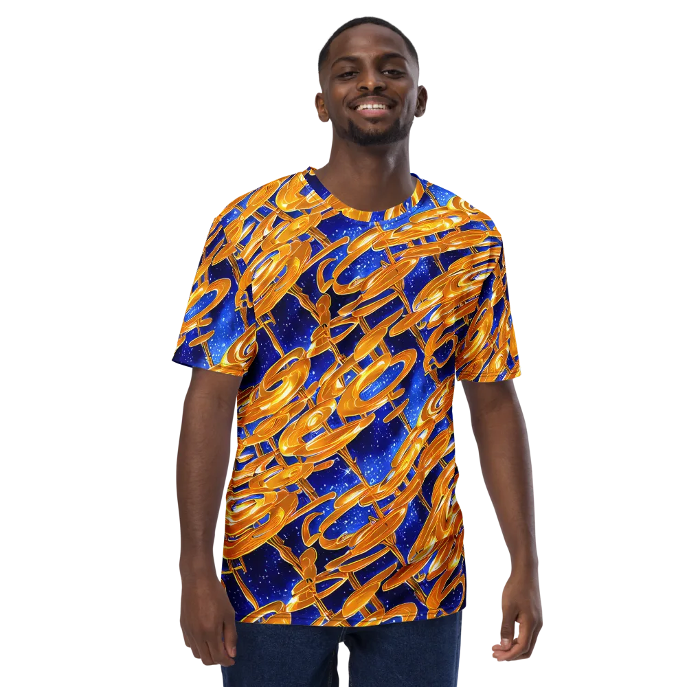 Simonet Swirls on Men's Crew Neck T-Shirt — Front