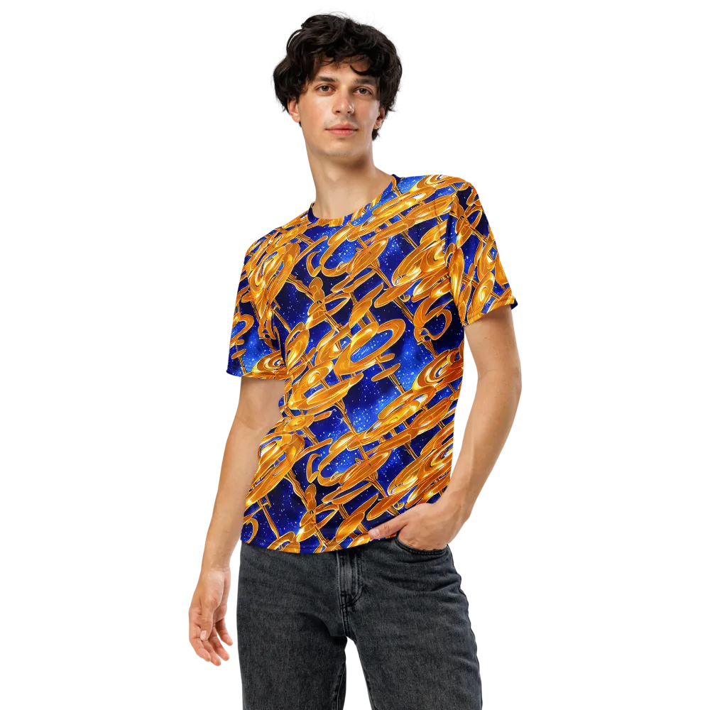 Simonet Swirls on Men's Crew Neck T-Shirt — Front
