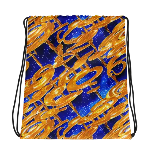 Simonet Swirls on a Drawstring Bag