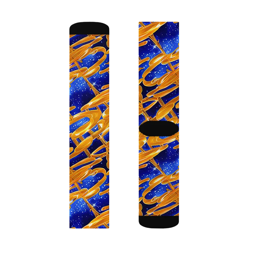 Simonet Swirls on Socks — Right Sock