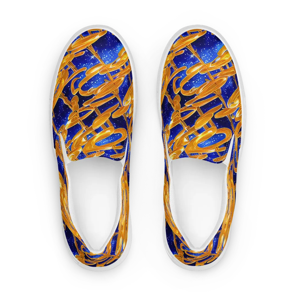 Simonet Swirls on Women's Slip-On Canvas Shoes — Front