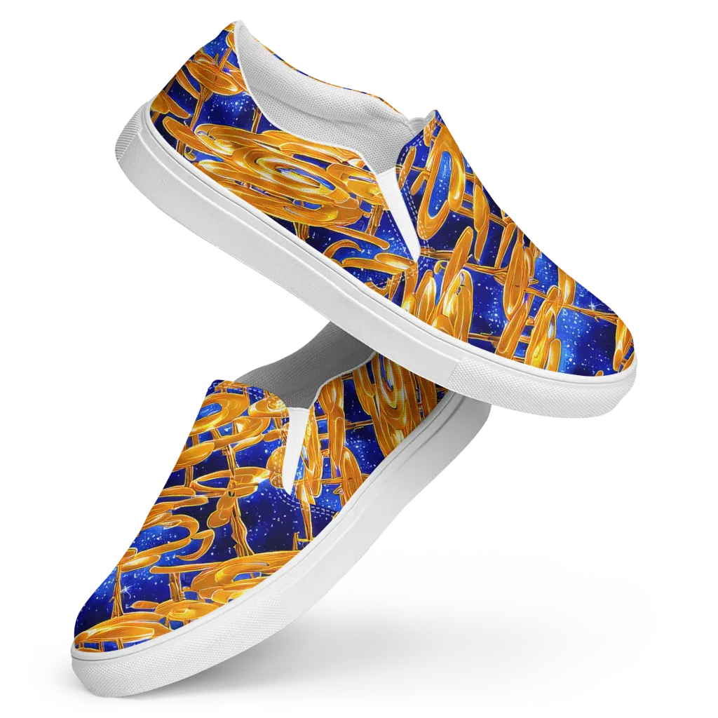 Simonet Swirls on Women's Slip-On Canvas Shoes — Front