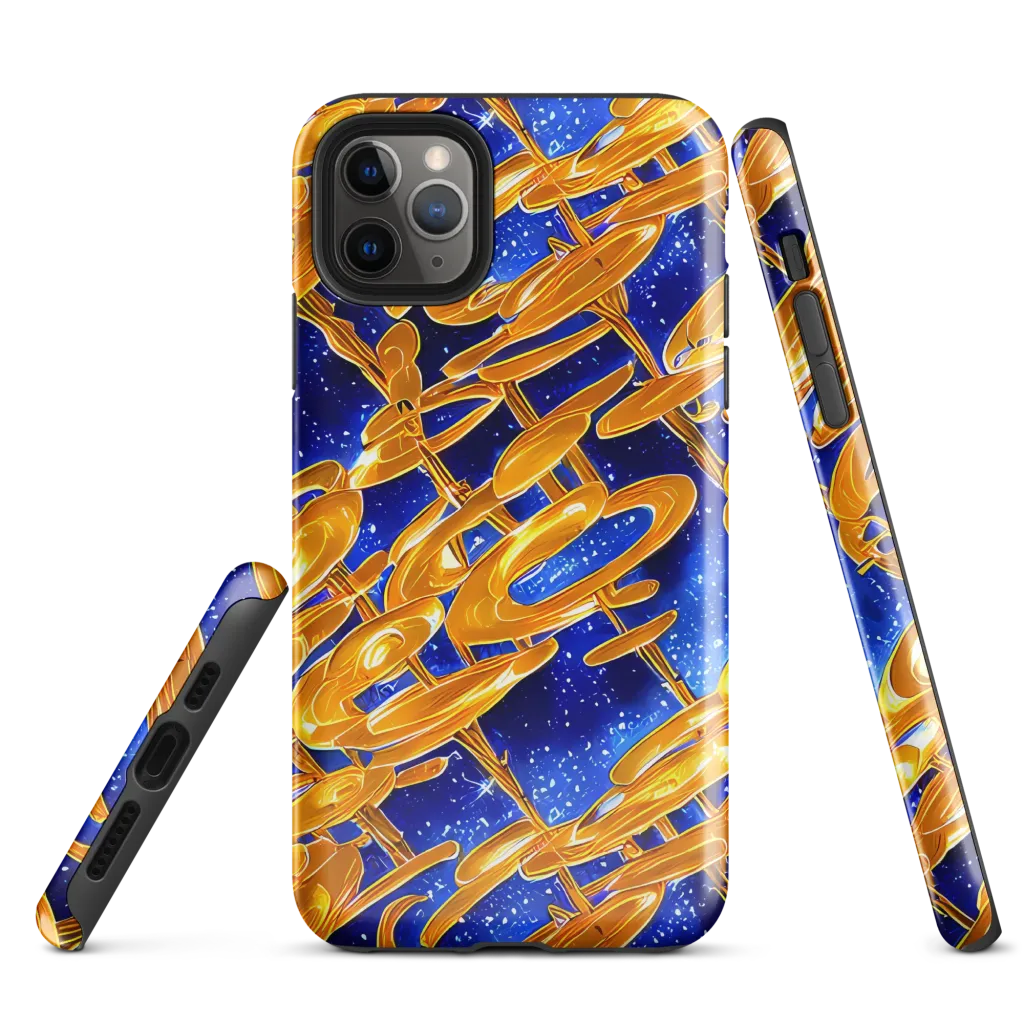 Simonet Swirls on Tough Case for iPhone® — Front