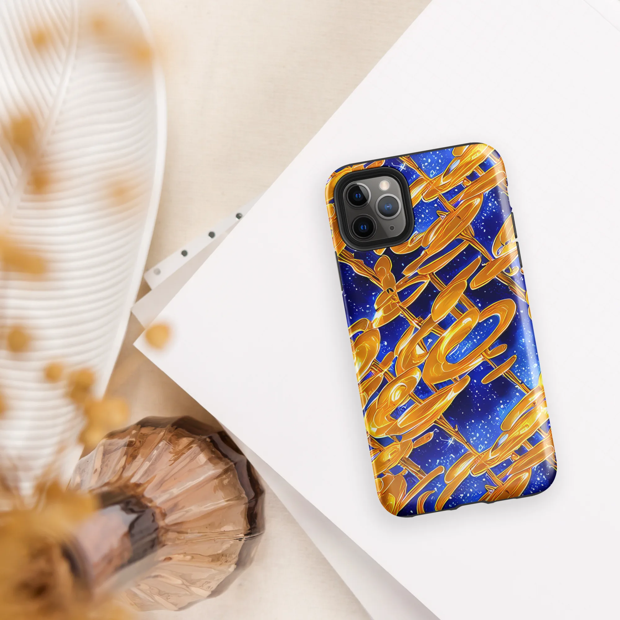 Simonet Swirls on Tough Case for iPhone® — Front