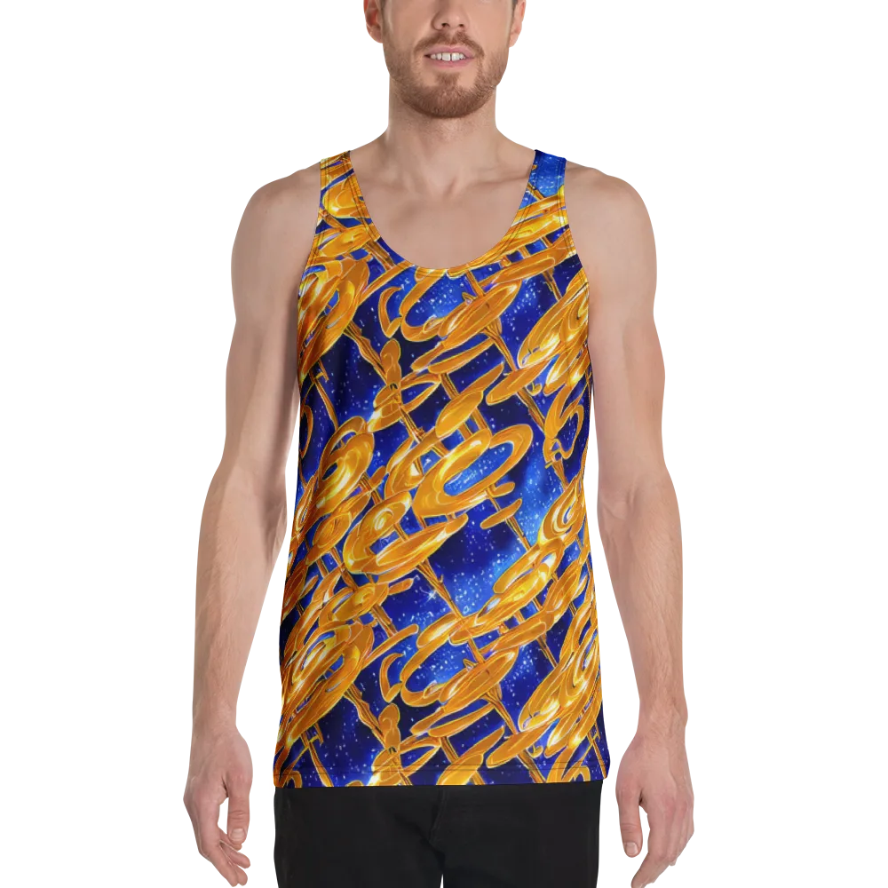 Simonet Swirls on Men's Tank Top — Front