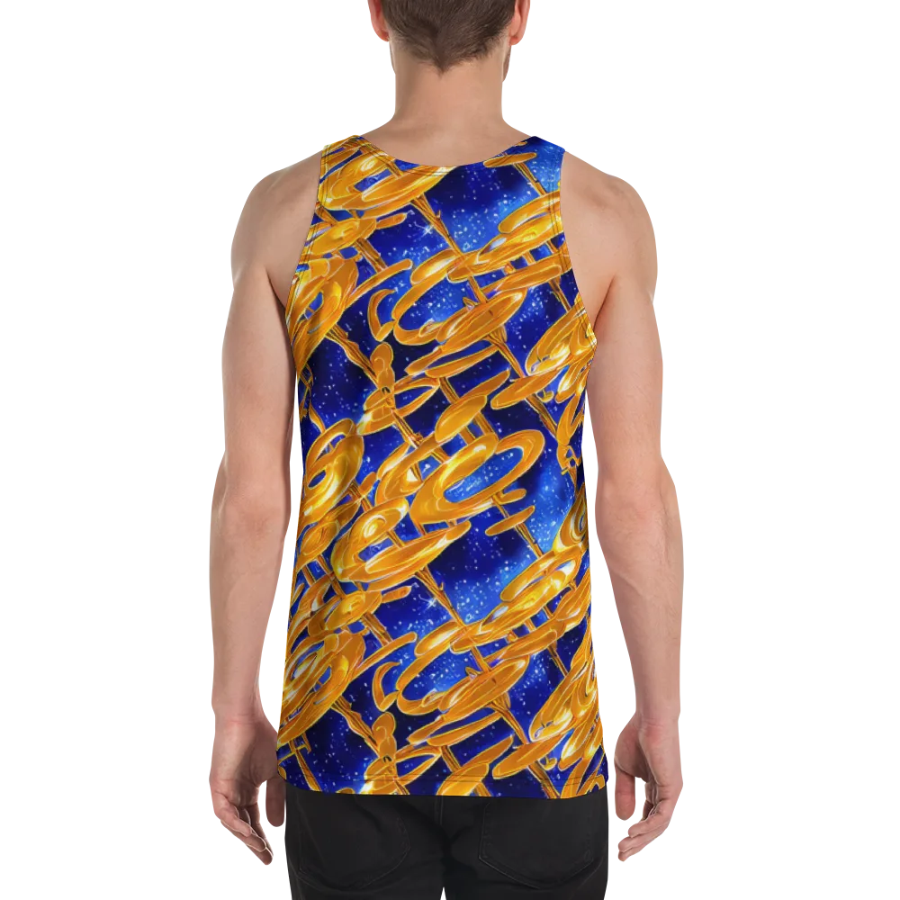 Simonet Swirls on Men's Tank Top — Back