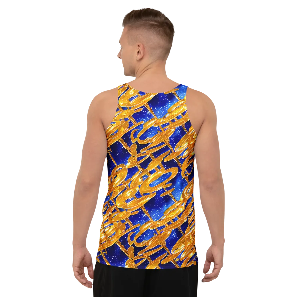 Simonet Swirls on Men's Tank Top — Back