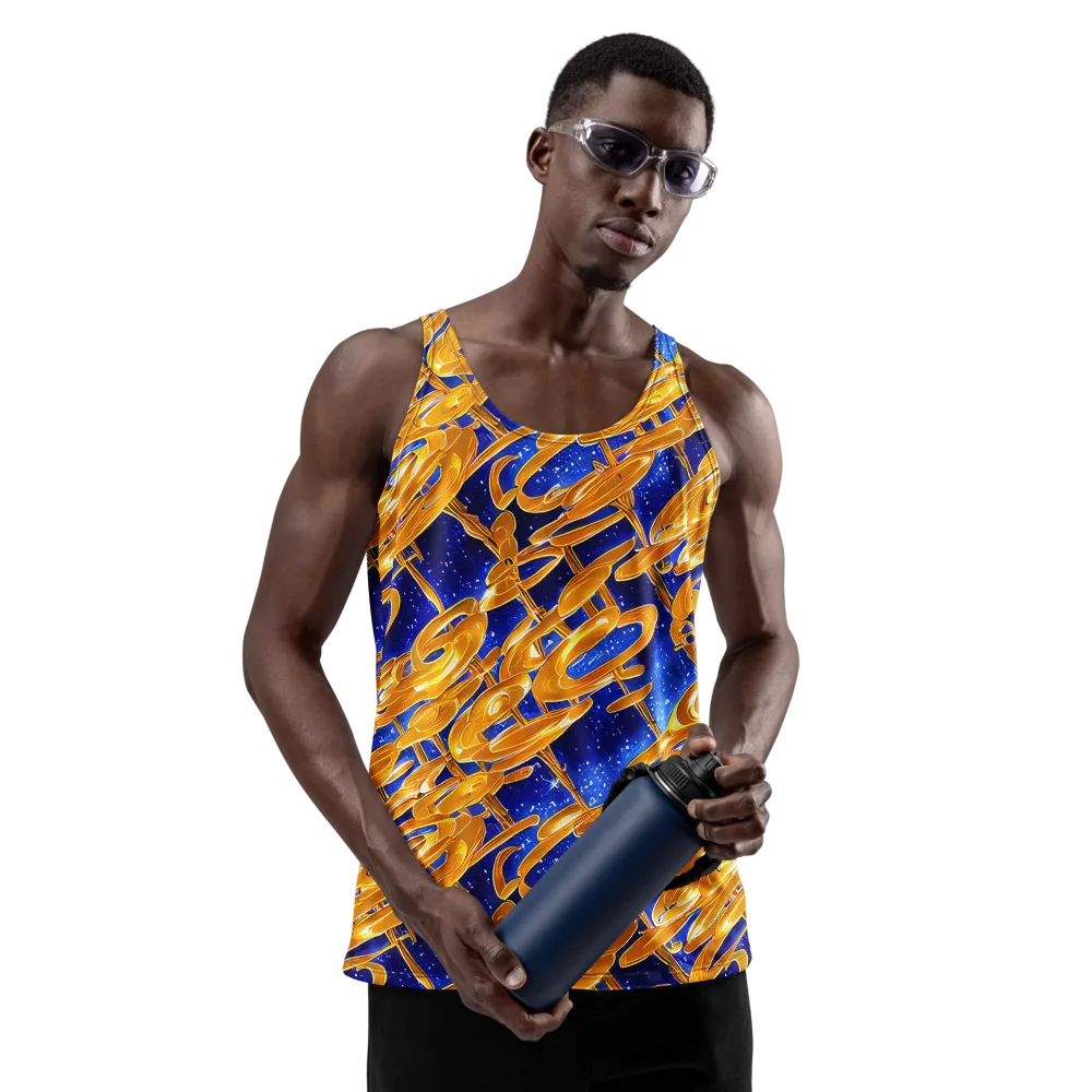 Simonet Swirls on Men's Tank Top — Front