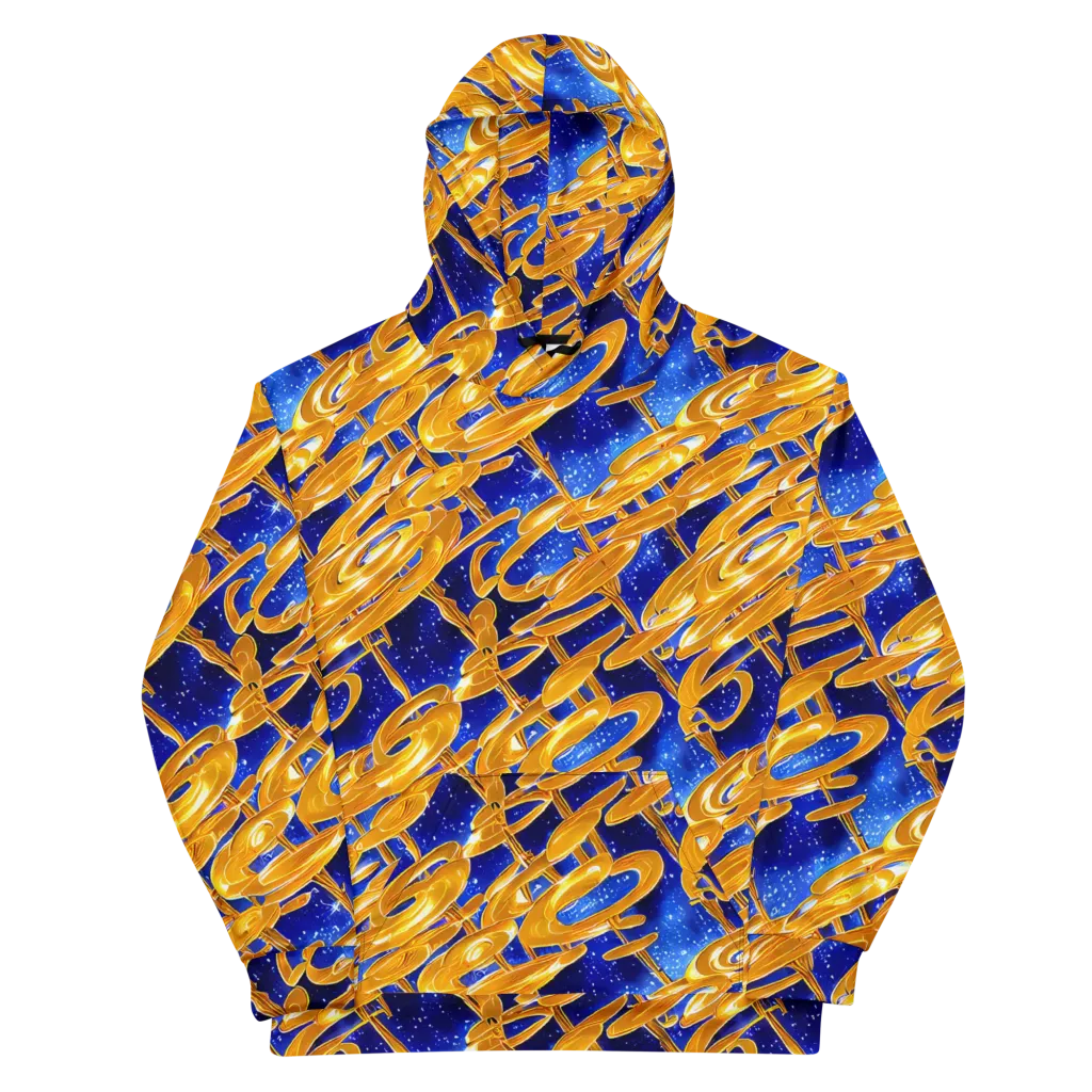 Simonet Swirls on Cotton Hoodie — Front