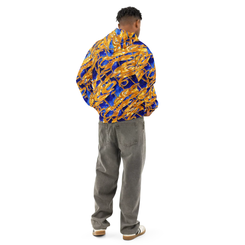 Simonet Swirls on Cotton Hoodie — Back